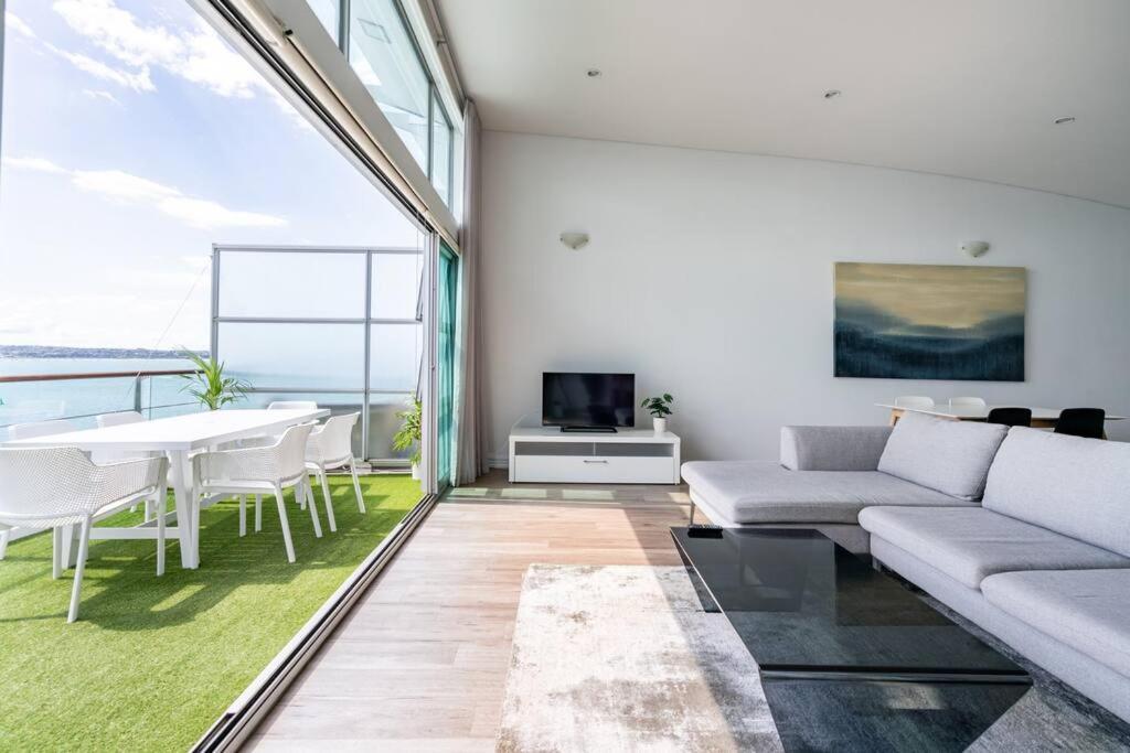 Spacious Penthouse With Spectacular Harbour Views! Auckland Exterior foto